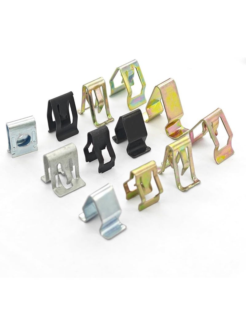 مشابك تزيين لوحة القيادة - 240 قطعة بـ 12 حجمًا من مشابك معدنية، مشابك تشكيل السيارات، استبدال لوحة القيادة لمعظم السيارات - Image 2